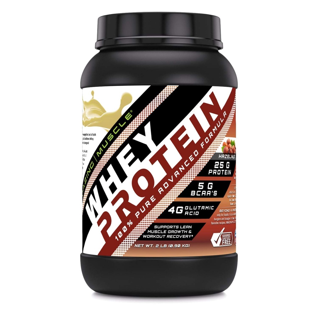 Amazing Muscle Whey Protein Isolate & Concentrate 25 G per Serving Supplement