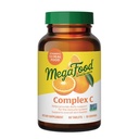 MegaFood Complex C - Vegan Immune Support Supplement met vitamine C 250 mg, Gemaakt met Real Food Inclusief Oranje, Cranberry & Bruine Rijst, Glutenvrij, Kosher - 60 tabletten, 60 porties