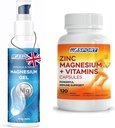 Hoge Absorptie Zink en Magnesium Bundel voor Muscle Recovery - Zink Supplement en Transdermale Magnesium Gel voor Leg Cramps