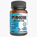 Supplément Spermidine & Fisetin - 20mg de 99% Spermidine par portion, 3HCL & 300mg Fisetin pour femmes Hommes Renouvellement cellulaire, Vieillissement Défense & Longévité, Sans gluten, Non-OGM, Fabriqué aux États-Unis