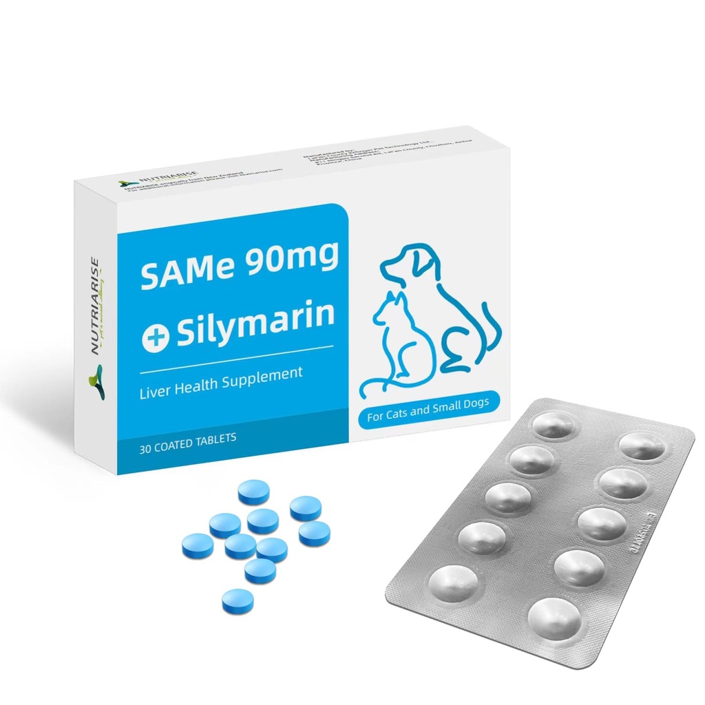 Idem 90 pour les chiens et les chats – Supplément de soutien du foie avec le chardon au lait – Aide à la santé articulaire, la désintoxication du foie et la mobilité – Idéal pour les chats et les chiens petits et moyens
