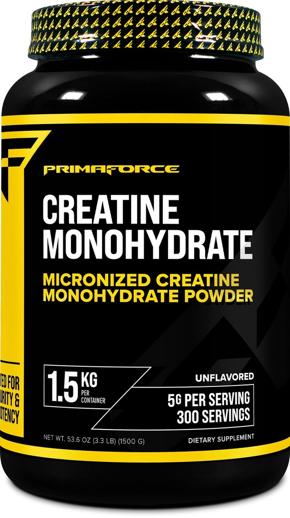 Supplément monohydrate de créatine Primaforce – 1,5 KG - Poudre micronisée