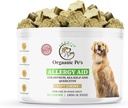 Herbal Dog Allergy Relief with SEA KELP - Colostrum - ››CETIN - Paddenstoelen - Omega + 11 Natuurlijke Allergie Relief Kruiden - Zachte Kauwen voor huid en seizoen Allergieën