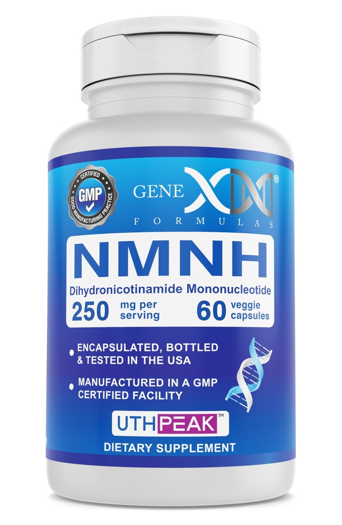 Genex Formulas 250mg NMNH (60 capsules - 30 porties) 