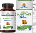 Haritaki biologique Brieofood 1500mg, 45 portions, végétarien, sans gluten, 90 comprimés végétariens