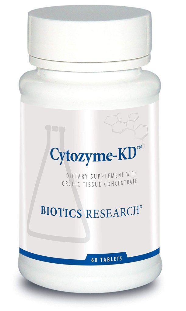Biotica Onderzoek Cytozyme KD Neonatale Nieren, Ondersteunt Renale Gezondheid, Hart Gezondheid, SOD, Catalase, Krachtige Antioxidante Activiteit, 60 Tablets