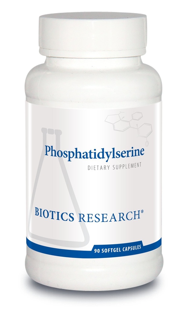 Biotica Onderzoek Fosfatidylserine Ondersteunt cognitieve gezondheid. Verbetert aandacht, ondersteunt geheugen en leren, maximaliseert oefeningscapaciteit, 90 Softgel capsules