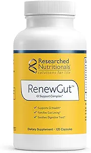 Renouveaus nutritionnels recherchésComplexe gastro-intestinal pour soutenir le collagène, les niveaux d'histamine sains et la santé digestive - Collagène Peptides, Zinc Carnosine, DGL & N Acétyl Glucosamine (120 capsules)