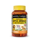 MASON NATUURLIJKE Kauwbare Kleine Dieren Multivitaminen voor kinderen - Kinderen Dagelijks Multivitamine met Vitamine A, C, D, B1, B2, B3, B6, B12, en Folaat - 60 Animal Shaped Kauwtabletten