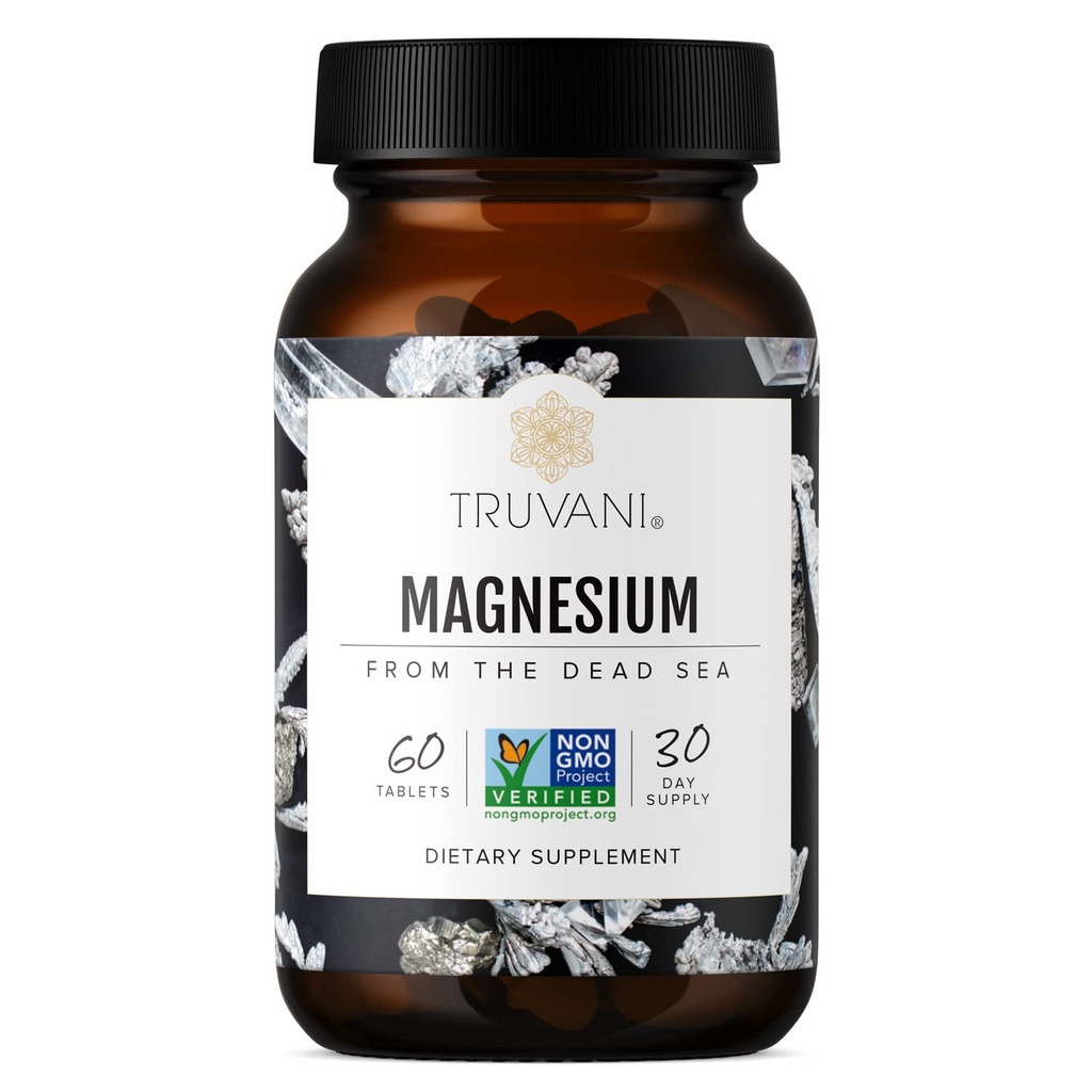 Truvani Magnesium 400mg Oxy tabletten 60 tabletten Ondersteunt kalmte en slaap, gezonde botten, spiergezondheid, spijsverteringsgezondheid, Vegan Pillen