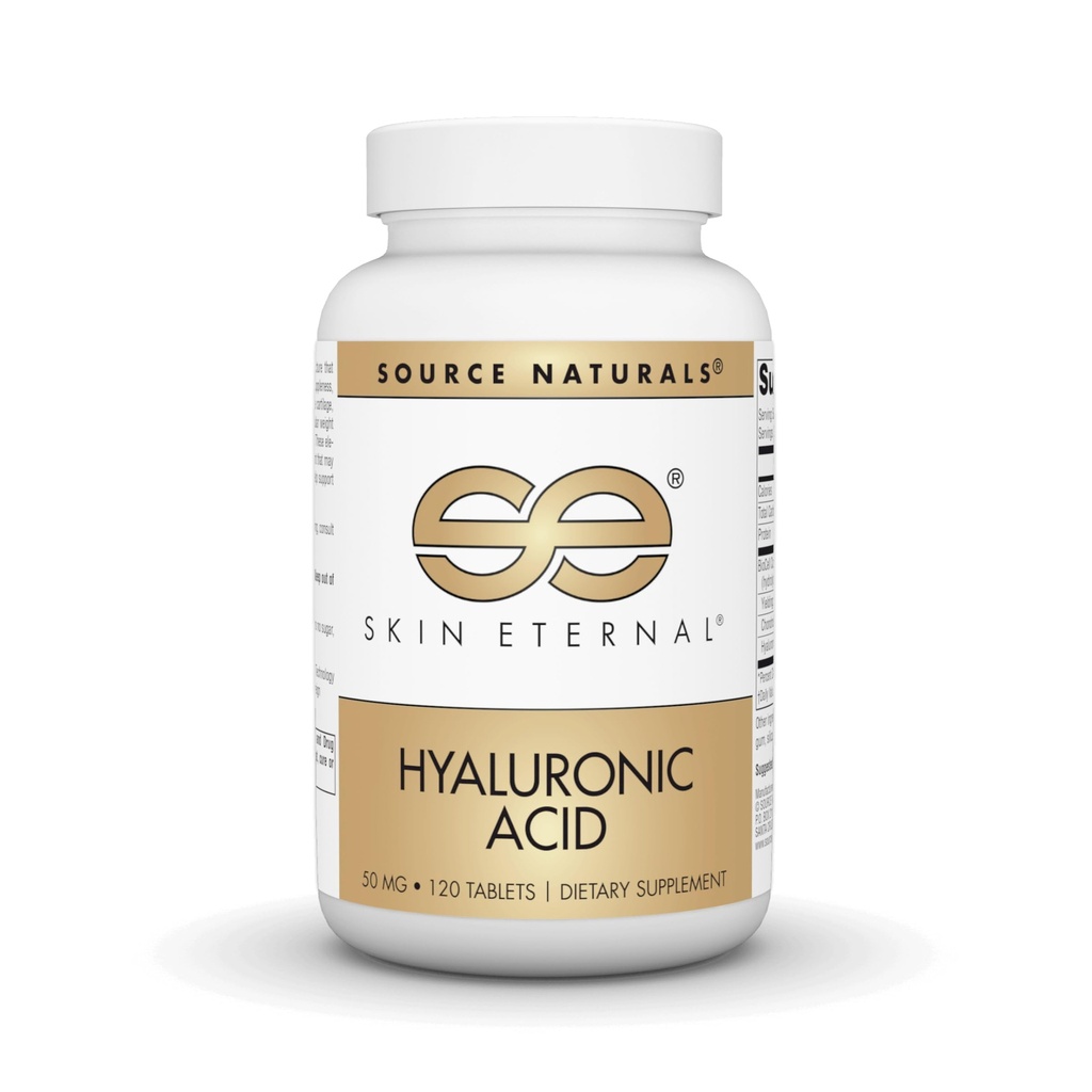 Bron Naturals Huid Eternal Hyaluronic Acid, 50mg - 120 tabletten