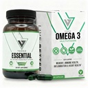 Vedge Vegan Omega 3 Multivitamine pour les femmes et les hommes – Algal EPA & DHA à base végétale + vitamine B12, vitamine D, K2, magnésium, zinc et sélénium – 30 jours d'approvisionnement – Non-OGM, sans gluten, fabriqué aux États-Unis