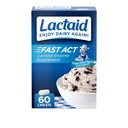 Lactaid Fast Act Lactose Intolerance Relief Caplets, Lactase Enzyme to Prevent Gas, Bloating and Diarree Vanwege Lactose gevoeligheid, Single-Serve Supplements for Travel and On-The-Go, 60 Tellen