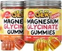 Magnesium Gummies Bundle – 2 Bottles (60 Each) – Pineapple Orange & Peach Mango