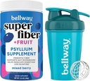 Bellway Super Fiber Poeder + Fruit, Gemengde Berry Shaker Bottle Bundle