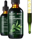 Chlorofyl Liquid Drops - Premium Liquid Chlorofyl Supplements for Immune Support, Energy Excrease, Digestief Ondersteuning, Gut & Skin Health - Natural & Non-GMO & Vegan Mint Flavored 2fl.oz