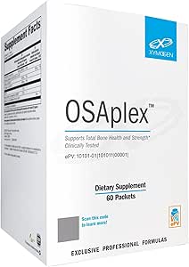 XYMOGEN OSAplex - Klinisch getest Microkristallijne Hydroxyapatiet Concentraat MCHC, Calcium + Vitamine D3 - Ondersteunt Bone Collageen Formation, Bone Mineral Density + Strength (60 Packets)