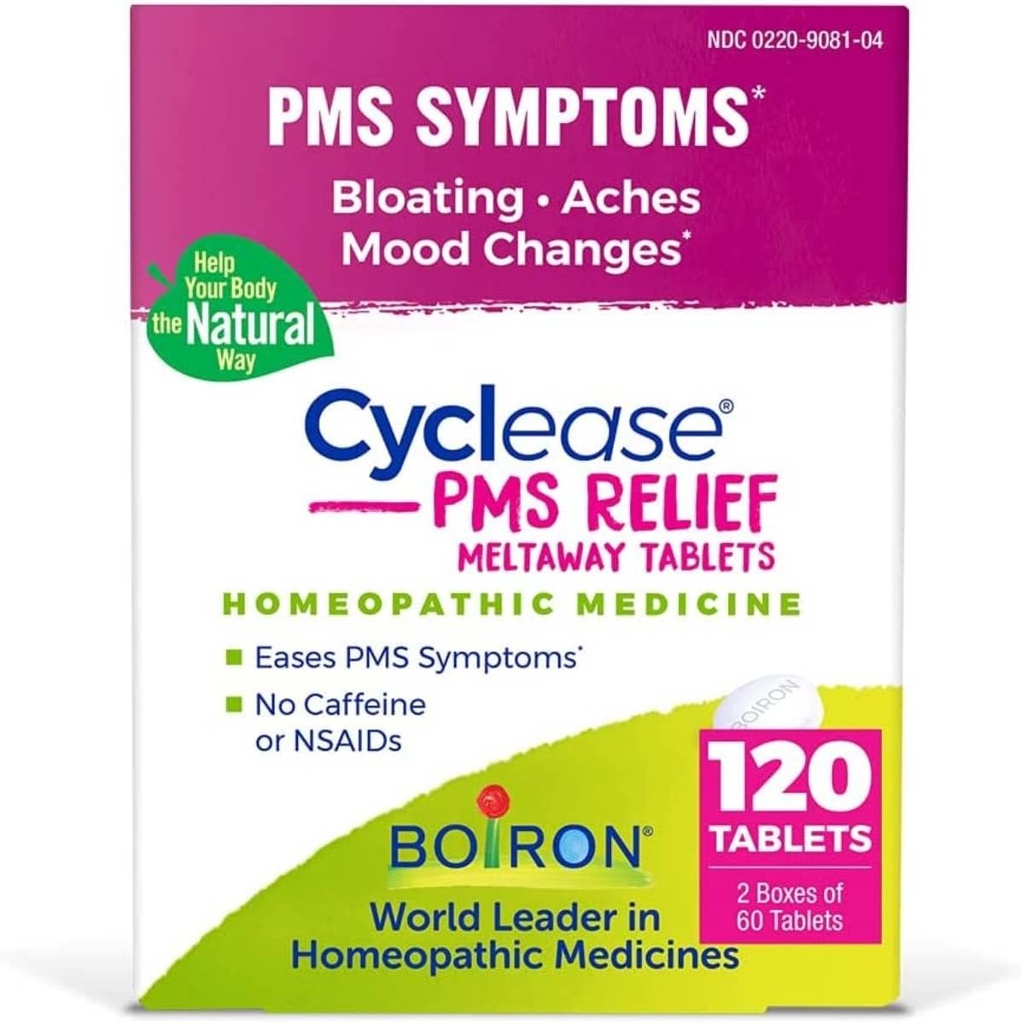 Boiron Cyclease PMS Twin Pack, 120 tabletten