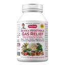 ANDREW MOINSMAN haricot et gaz végétal 60 capsules - Complexe enzymatique naturel réduit le gaz, le gonflement des haricots, légumes crucifères, fruits, céréales et autres aliments. Douce et efficace