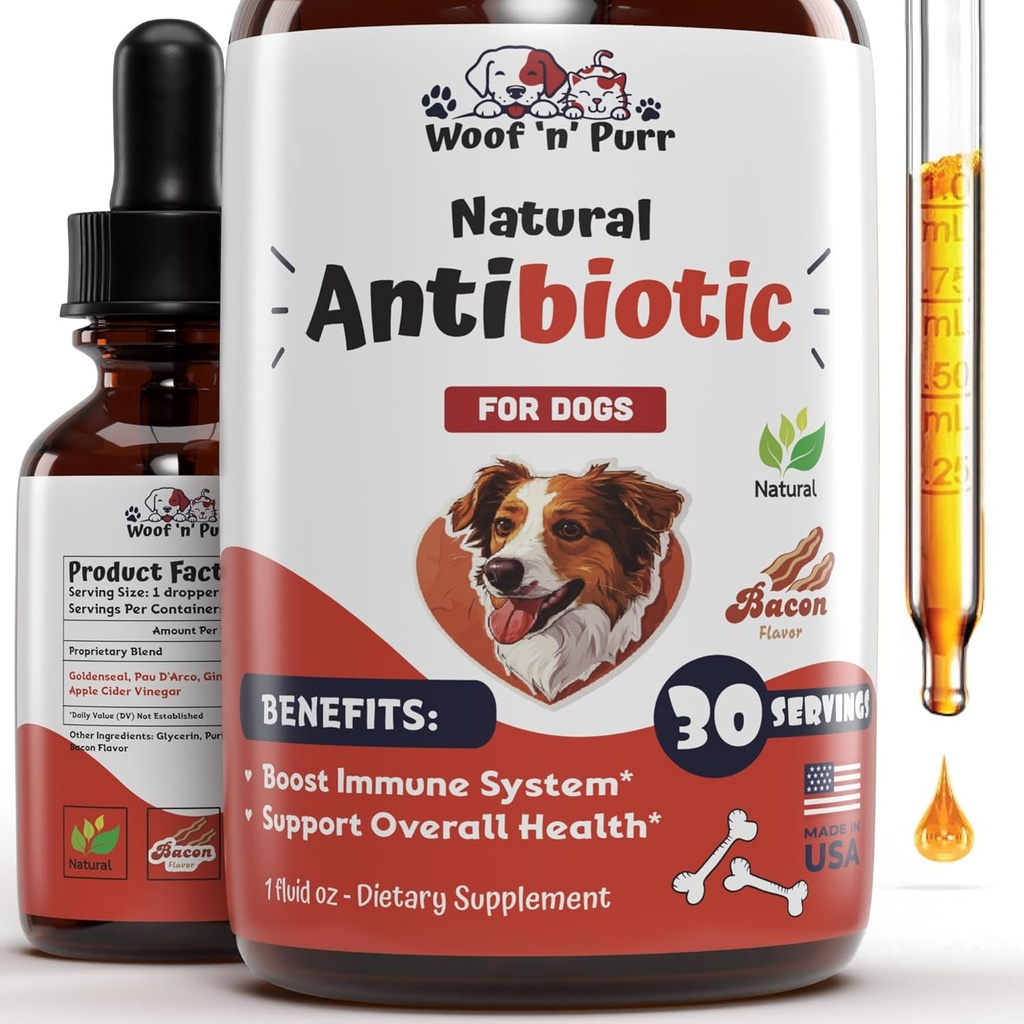 Honden Antibiotica voor Infectie, Hoesten, UV's, Allergieën, Jeuken 