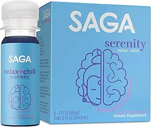 SAGA Serenity Biologische Ontspanning Shots met Kava, Lion