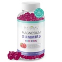 Suikervrij Magnesium Gummies voor kinderen 100mg - Kalm & slaap ondersteuning Kauwbare kinderen Magnesium supplement, slaaphulp, anti-stress, bot gezondheid, spierontspanning, 30 Vegan Non-GMO Glutenvrije Gummies