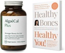 ALGAECAL bundel calciumsupplement voor vrouwen en mannen vitamine D3 & K2, Magnesium en boek van Lara Pizzorno gezonde botten gezonde u, om bot gezondheid te verhogen, 1-maand levering