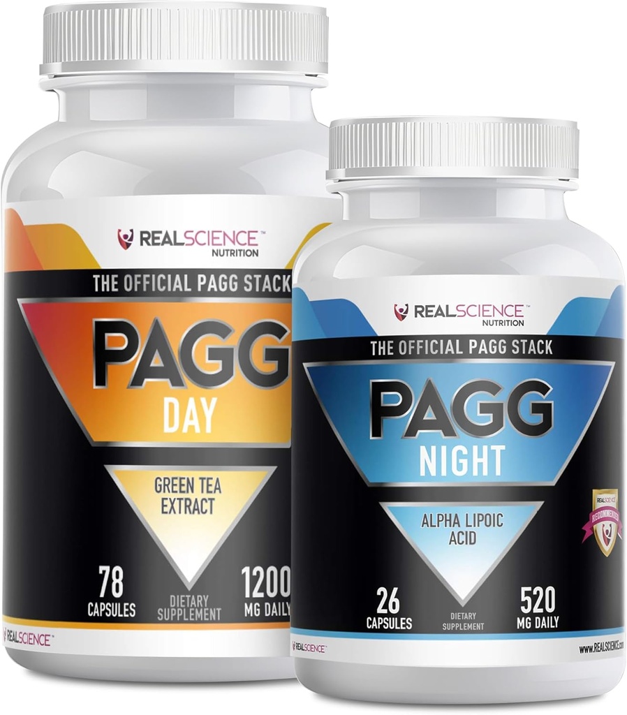 4 uur body door Tim Ferris, Fat Burning en Muscle Building Support, Green Tea Extract Day Supplementen (78 Caps) en Alpha Lipoic Acid Night Supplements (26 Caps)