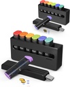 Organisateur hebdomadaire de pilules 2 fois par jour - Am Pm Pill Box 7 jours, grand cas de pilules de médecine à deux fois pour les médicaments quotidiens, vitamines, huiles de poisson, suppléments Portable Week Pill Holder Container.