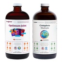 LIQUIDHEALTH Optimum Joint Glucosamine Chondroitin Supplement & Complete Multidaily Multivitamine Bundle for Men & Women - Immune Support, Bone Joint Health, Whole Foods - USA Made, Vegan, Non-GMO