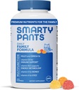 SmartyPants Multivitamine voor mannen, vrouwen en kinderen: Vitamine Gummies met Omega 3 Visolie (EPA/DHA), Methylfolaat, Vitamine D3, C, Vitamine B12, B6, Vitamine A, K & Zink, 200 Tellen (30 dagen levering)