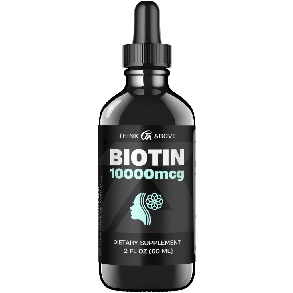 Liquid Biotin 10.000 mcg met vitamine C 