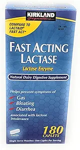 Kirkland Signature Lactase à action rapide - 180 Caplets
