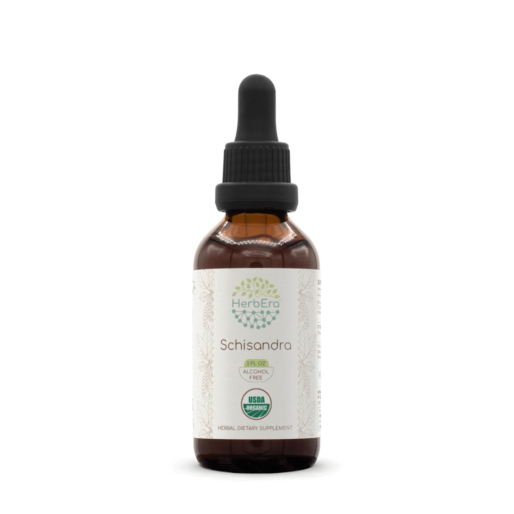 HerbEra Schisandra B60 USDA Organische Tinctuur 
