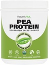 Natures Plus Organic Pea Protein - 1,1 lbs, Vegan Drink Powder - High Energy Protein Powder, Hunger Suppressant, Muscle Builder, bevordert de gezondheid van het hart - niet-GMO, vegetarisch, Glutenvrije - 25 porties