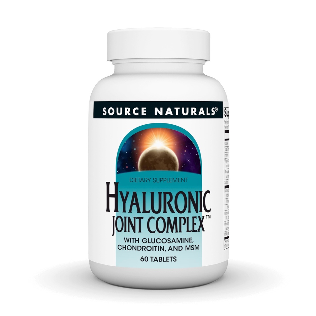 Bron Naturals Hyaluronic Joint Complex with Glucosamine, Chondroitin & MSM Extra Strength - 60 tabletten