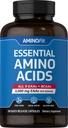 Piping Rock Essential Amino Acids Supplement $ 3000mg $ 180 Capsules $ Mélange complexe pour hommes et femmes $ EAA et BCAA $ Non-OGM, sans gluten $ par les laboratoires de fitness