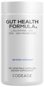 Codeage Gut Health Supplements Vegan Formula - L Glutamine, Zinc, Turquie Tail Mushroom Poudre, Champignon Tonique, Maitake, Micro-algue, Minéral, Racine de réglisse DGL - Probiotiques, Prébiotiques - 180 Capsules