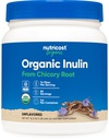 Nutricost Organische Inuline Poeder 1LB (454 Gram) 7 Gram Fiber Per Serving - van Chicory Root - Gecertificeerd USDA Organisch