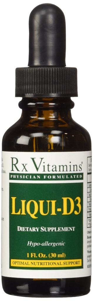 Rx Vitaminen Liqui-d3 2000 Iu, 1 Fl Oz (verpakking van 1)