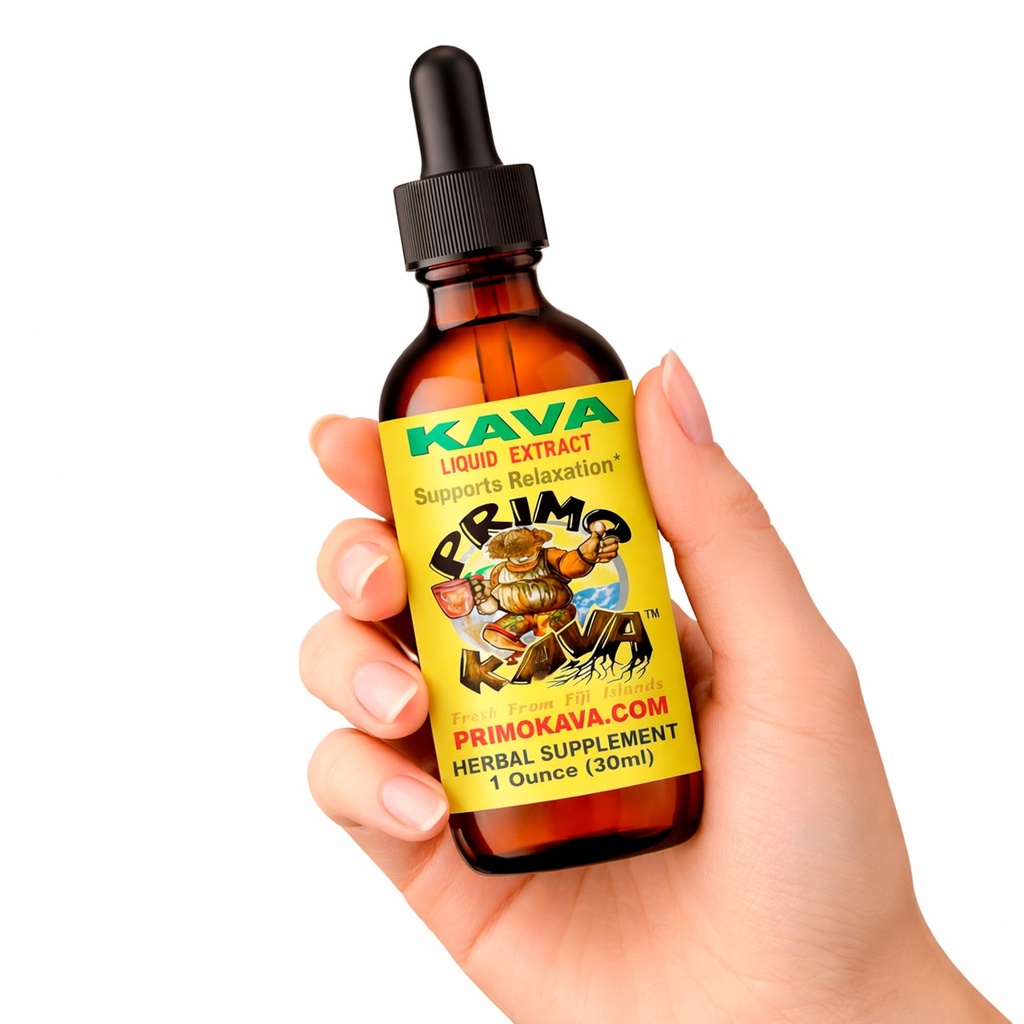 Natuurlijke Kava uit Fiji Snelwerkende Kava Wortel Extract voor het kalmeren en ontspannen 50 mg Krachtige Kavalactonen 1 oz