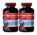 hersenen en geheugen - BRAIN EN MEMORY BOOSTER - verhogen verwerkingssnelheid, helderheid van de geest en focus supplement, geest en geheugen ondersteuning supplement, geheugen hersenen supplement, jeugdige hersenen - 2B 120 Caps