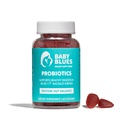 Baby Blues Probiotic Gummies for Women Biologische aardbeiensmaak Gut, Immune, Huid & Vaginale Gezondheid 5 Miljard CFU DE111® Veganistische Dagelijkse Supplement voor moeders