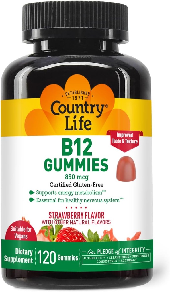 Country Life Vitamine B12 Gummies 