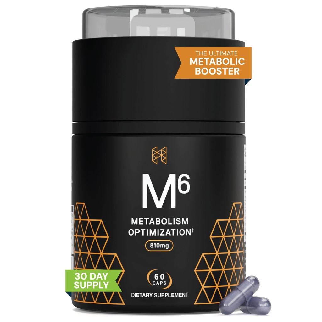 High Performance Nutrition Metabolisme Booster, HPN M(6) Fat Burner, natuurlijke gewichtsverlies supplement, ondersteuning Lean Muscle, verhoging van energie, Vegan vriendelijk, klinisch getest, 60 capsules