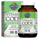 Garden of Life Vitamine B Complex, 60 Vegan Capsules, High Potency Vitamines for Energy & Metabolisme met B6, Folaat & B12 als Methylcobalamine Plus Probiotica