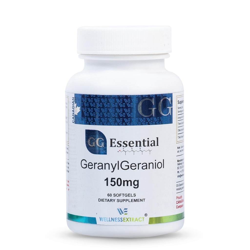 WELZIJN EXTRACT GG Essential Annatto Afgeleid Dieetsupplement voor Statin-gebruikers, Verpakking van 60 Softgels Capsules 150mg