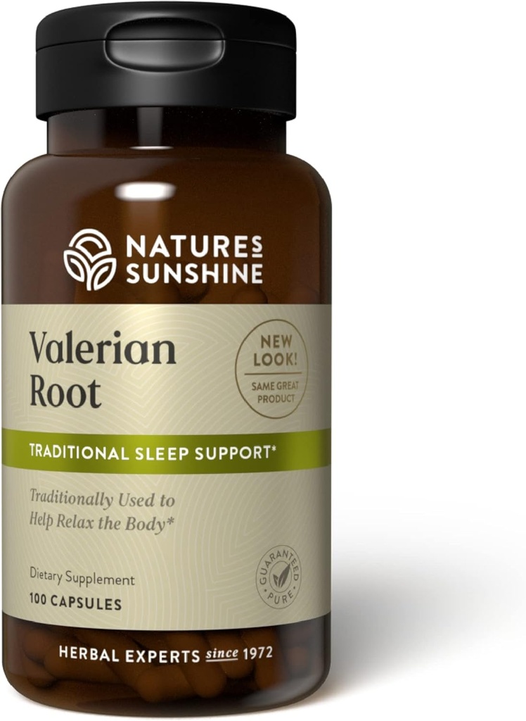 Nature's Sunshine Valeriaanwortel, 100 Capsules 