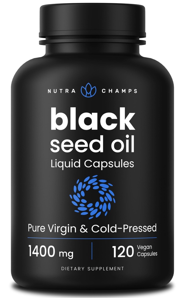 NutraChamps Black Seed Oil Organic Cold Pressed 