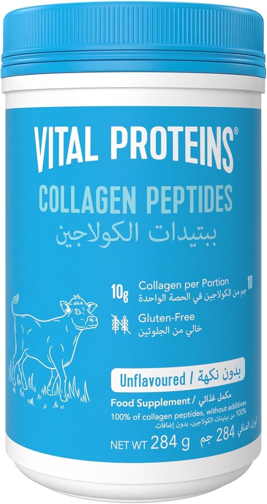 Vitale eiwitten, ongearomatiseerde collagen Peptiden, 10 Oz(284gm)
